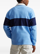 Suéter Polo de rugby color block