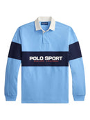 Suéter Polo de rugby color block