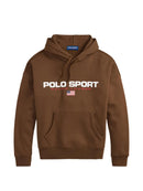 Moletom Polo Sport com capuz Marrom
