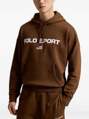 Moletom Polo Sport com capuz Marrom