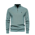 Suéter Polo Ziper Confort